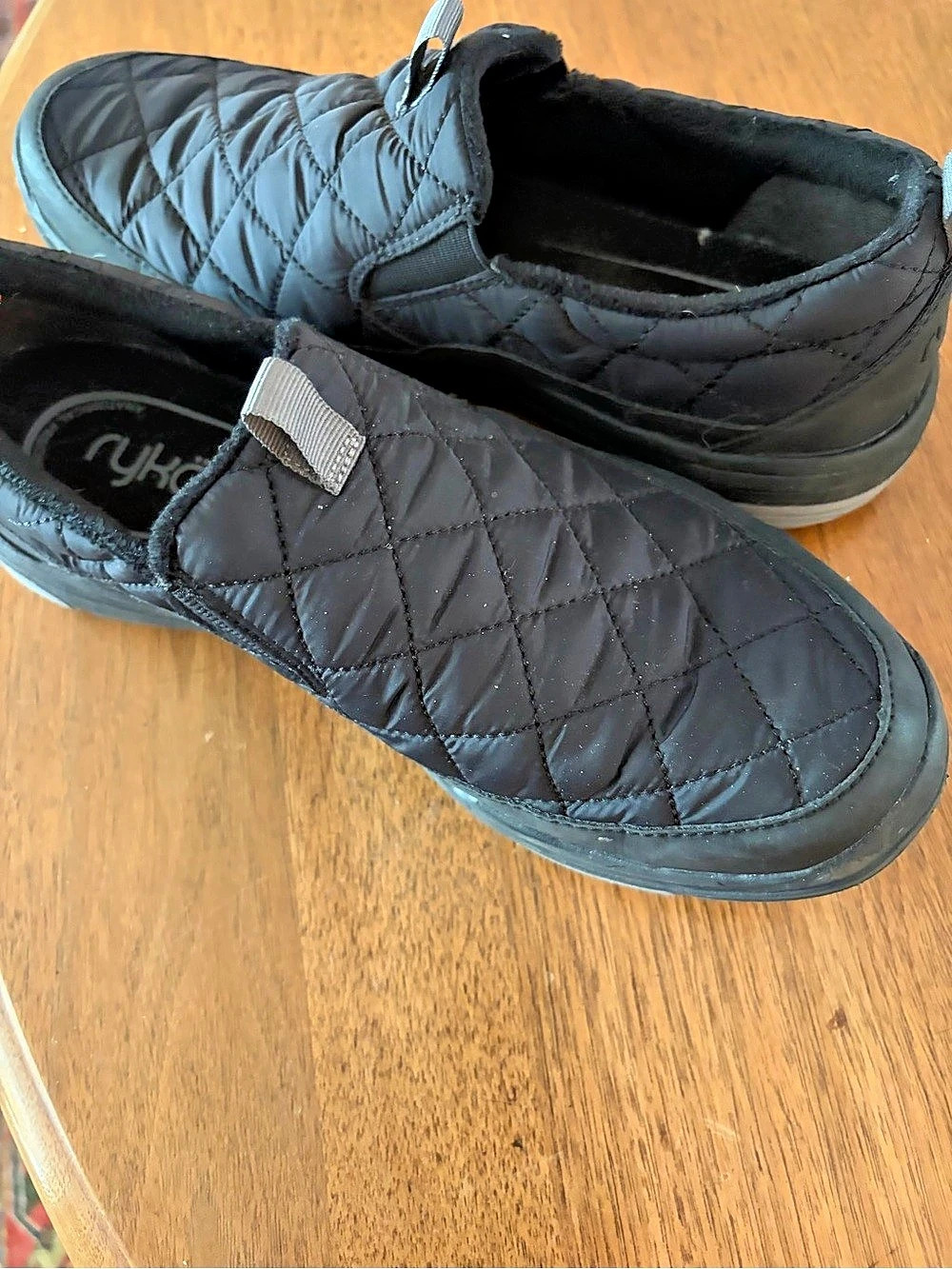 Ryka Pursuit Quilted Slip-On Women's Sneakers in Black 9 - Picture 2 of 5